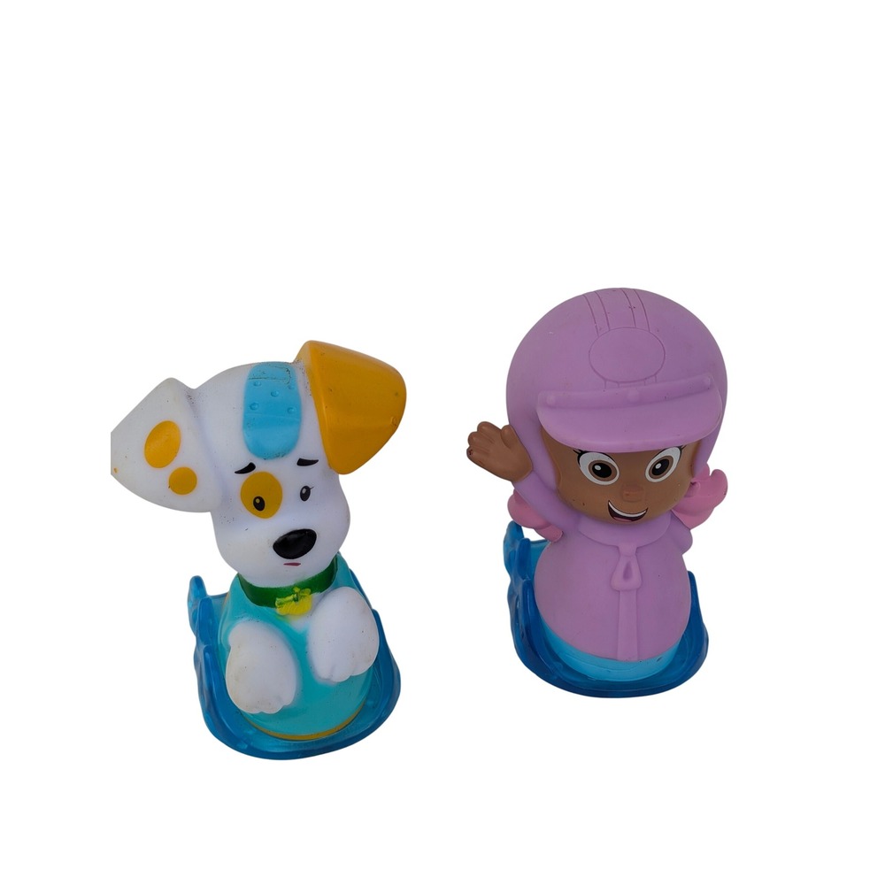 Nickelodeon Bubble Guppies Molly and Bubble Puppy Water Squirter Bath Toys Set